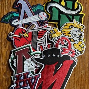 Lot of 7 Assorted Minor League Baseball Embroidered Patches NEW